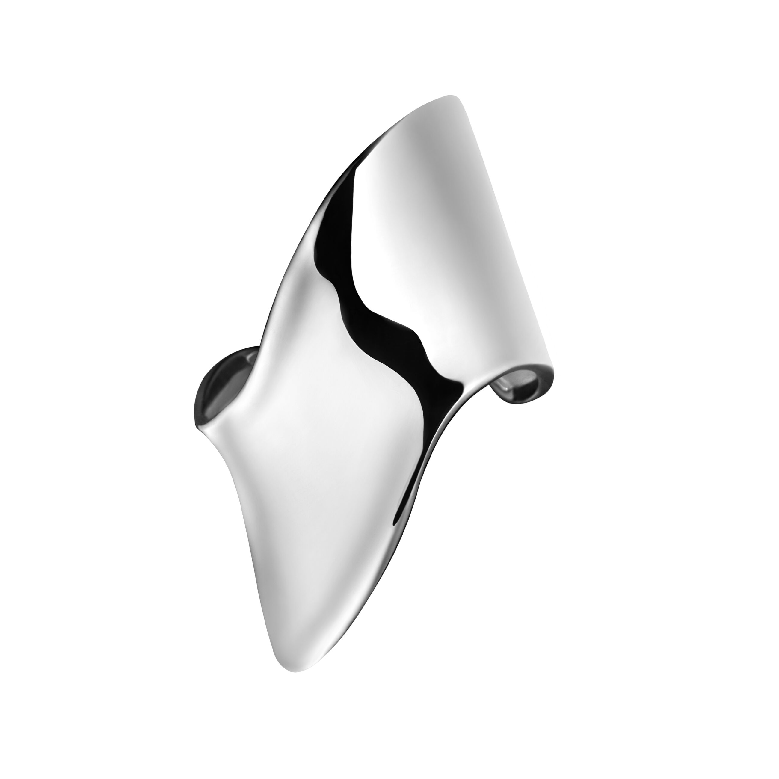Z Cuff - geometric silver bracelet with Z form, handmade in Athens by Minas 2019
