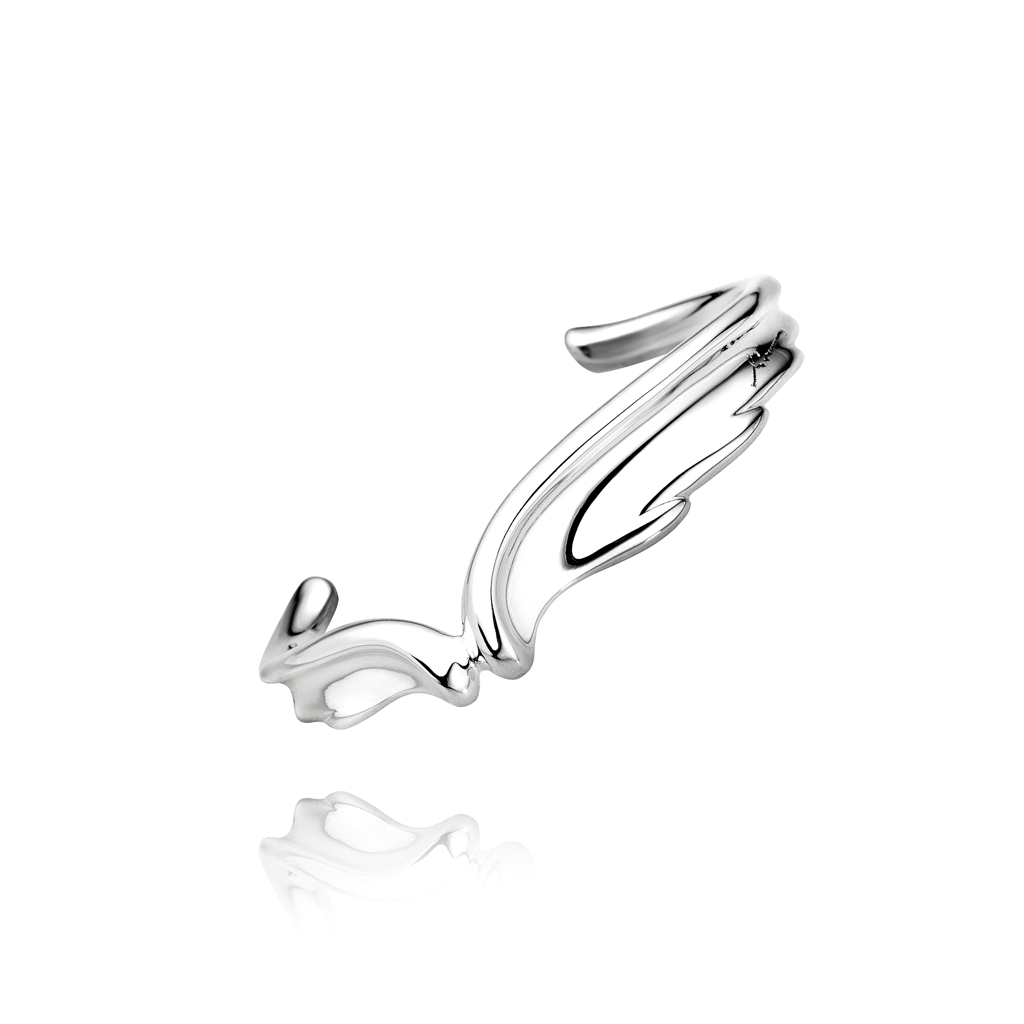 Winged Cuff - Sculptural Silver Cuff Bracelet Athens | Minas
