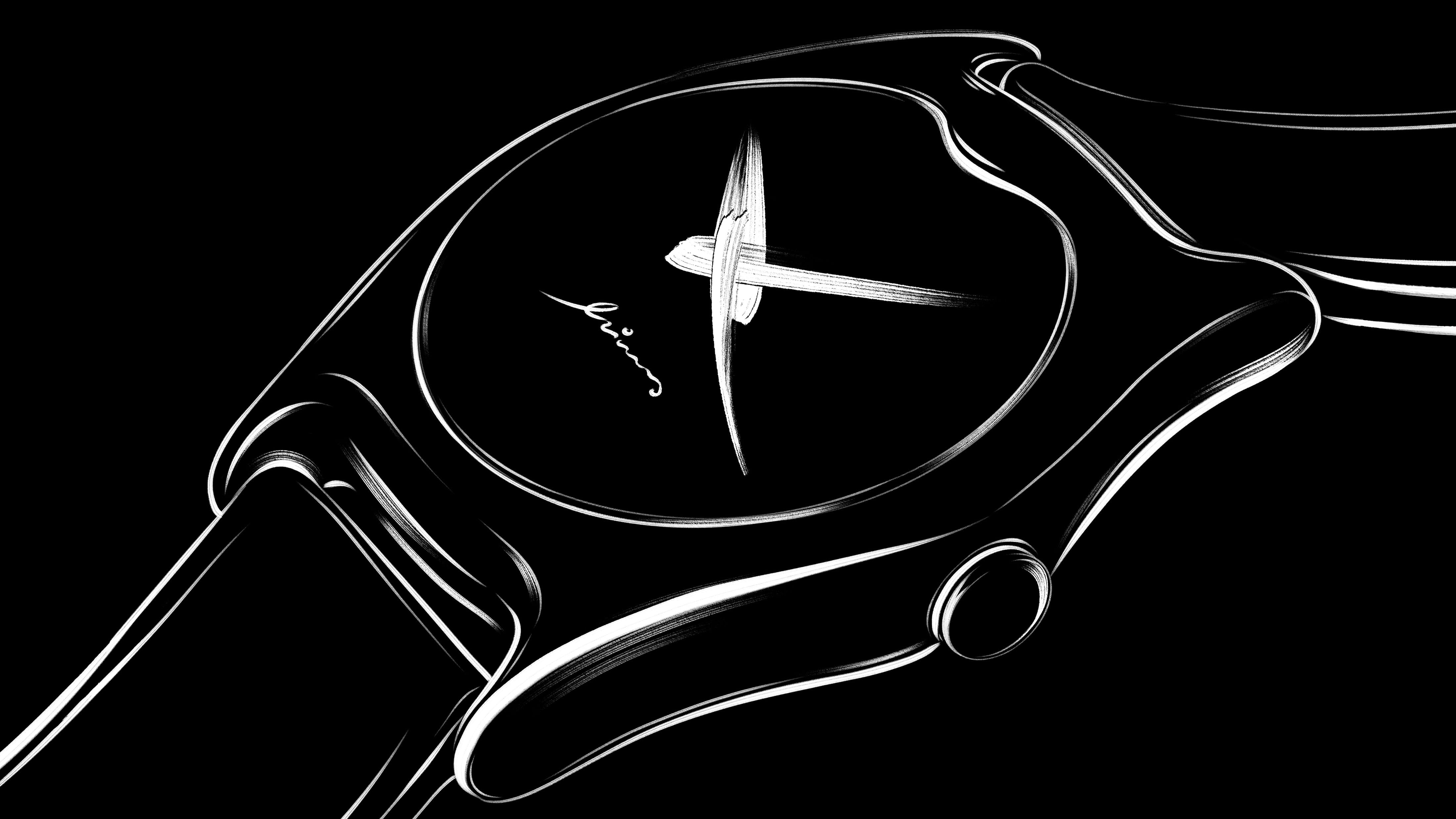 watch drawing