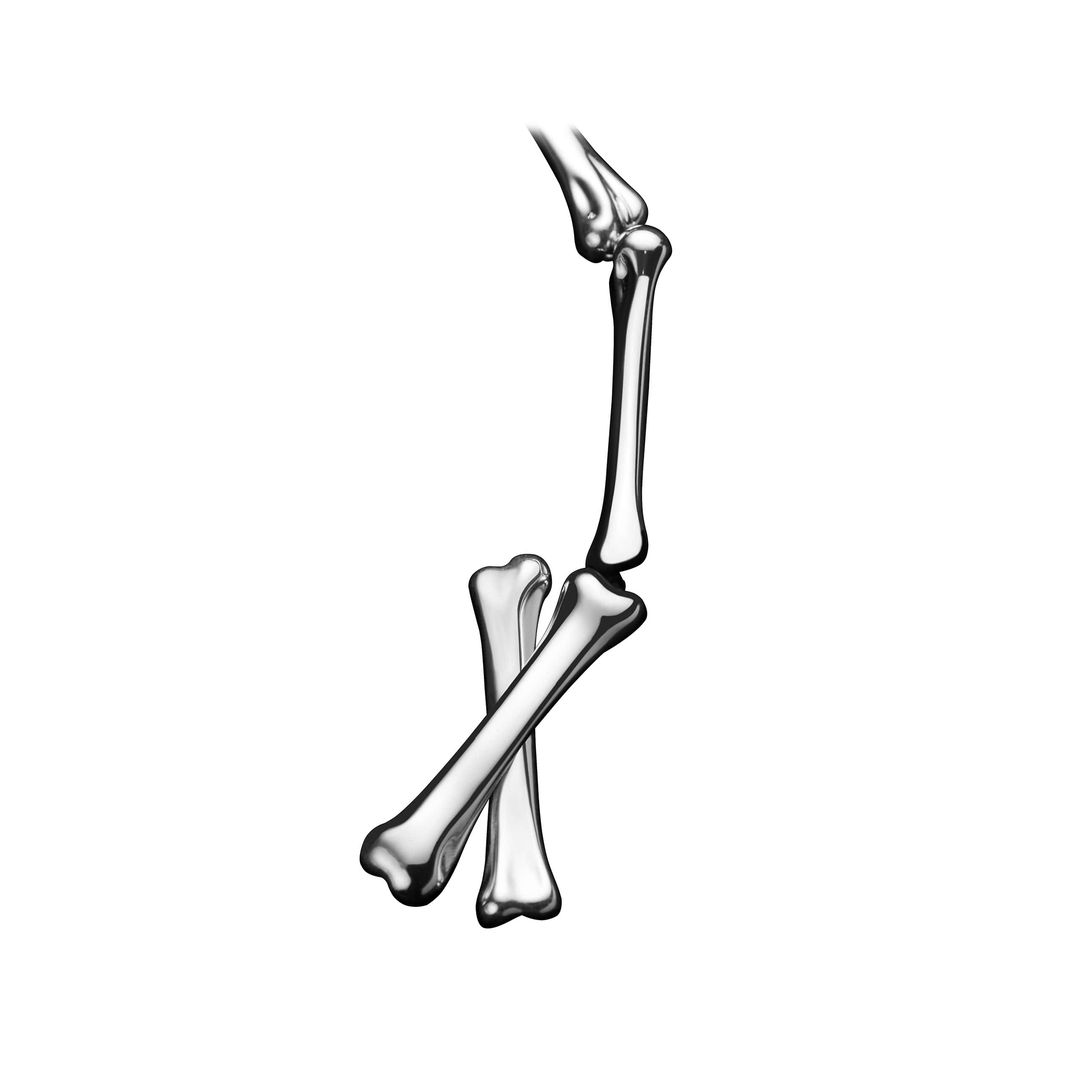 Jolly Roger Bones Necklace