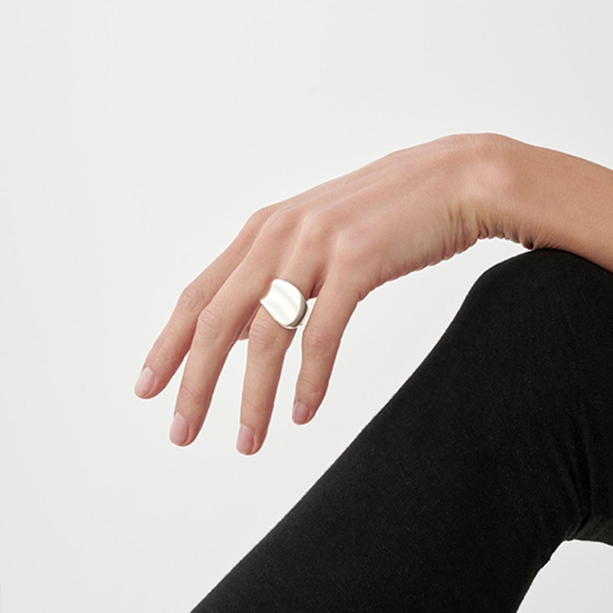 Minas Rings Opsis Ring - Heritage Silver Ring with Gold Detail Athens | Minas