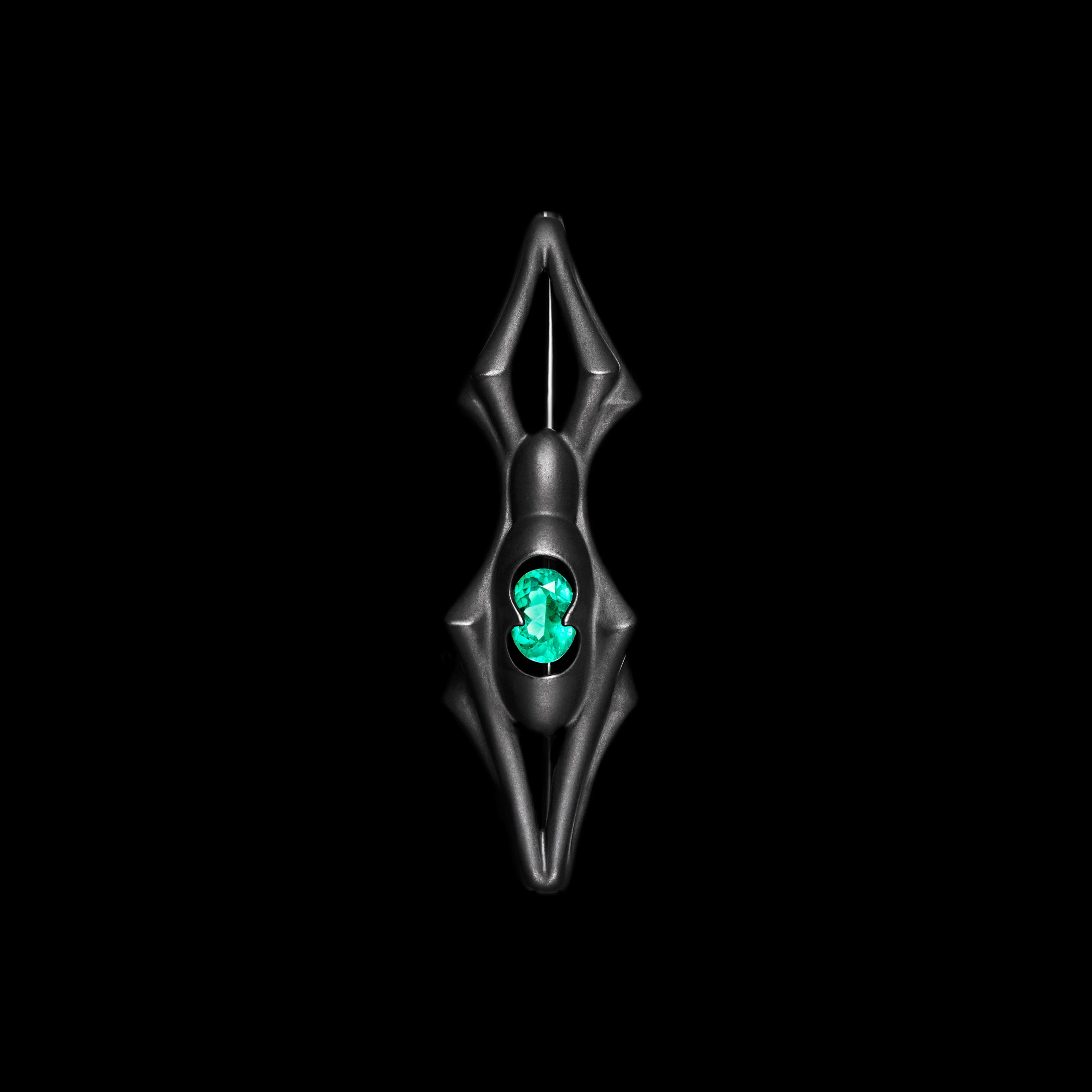 Spider_Pin_Black_Green_B1